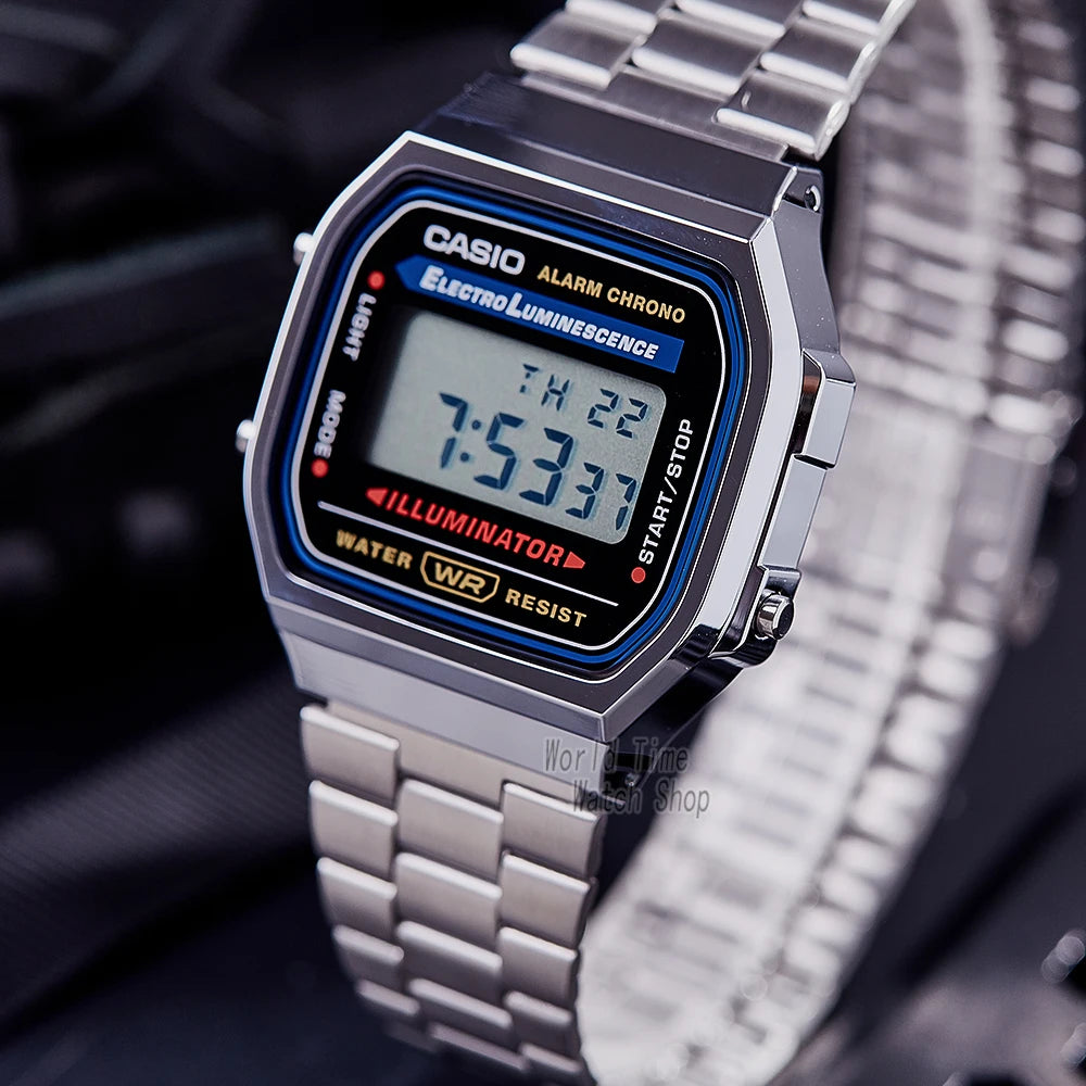 Casio montre argent montre hommes ensemble marque de luxe LED numérique étanche Quartz hommes montre Sport militaire montre-bracelet relogio masculi