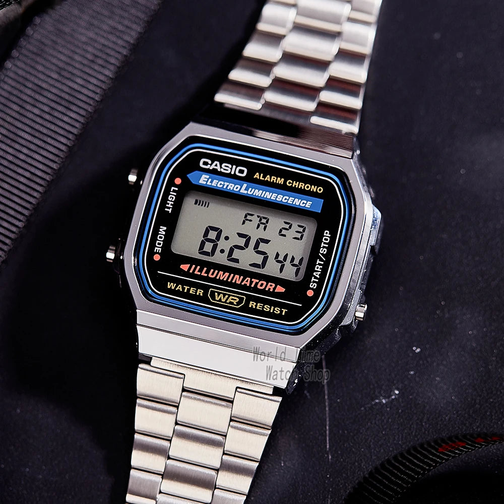 Casio montre argent montre hommes ensemble marque de luxe LED numérique étanche Quartz hommes montre Sport militaire montre-bracelet relogio masculi