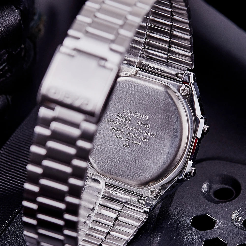 Casio montre argent montre hommes ensemble marque de luxe LED numérique étanche Quartz hommes montre Sport militaire montre-bracelet relogio masculi