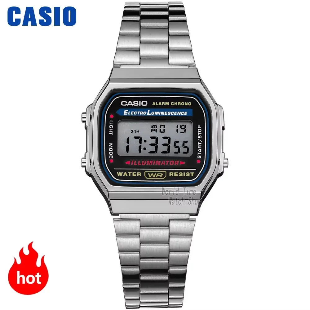 Casio montre argent montre hommes ensemble marque de luxe LED numérique étanche Quartz hommes montre Sport militaire montre-bracelet relogio masculi